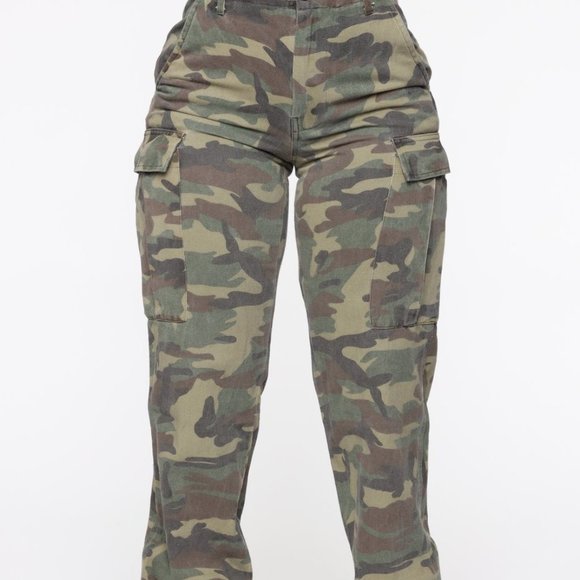 Oversized Camo Cargo Pant Joggers - Picture 1 of 4
